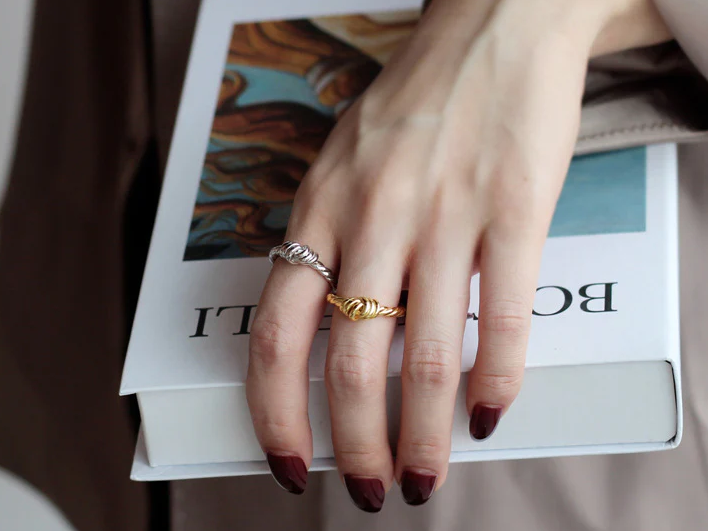 Discover the Allure of Sterling Silver Antiqued Stackable Rings