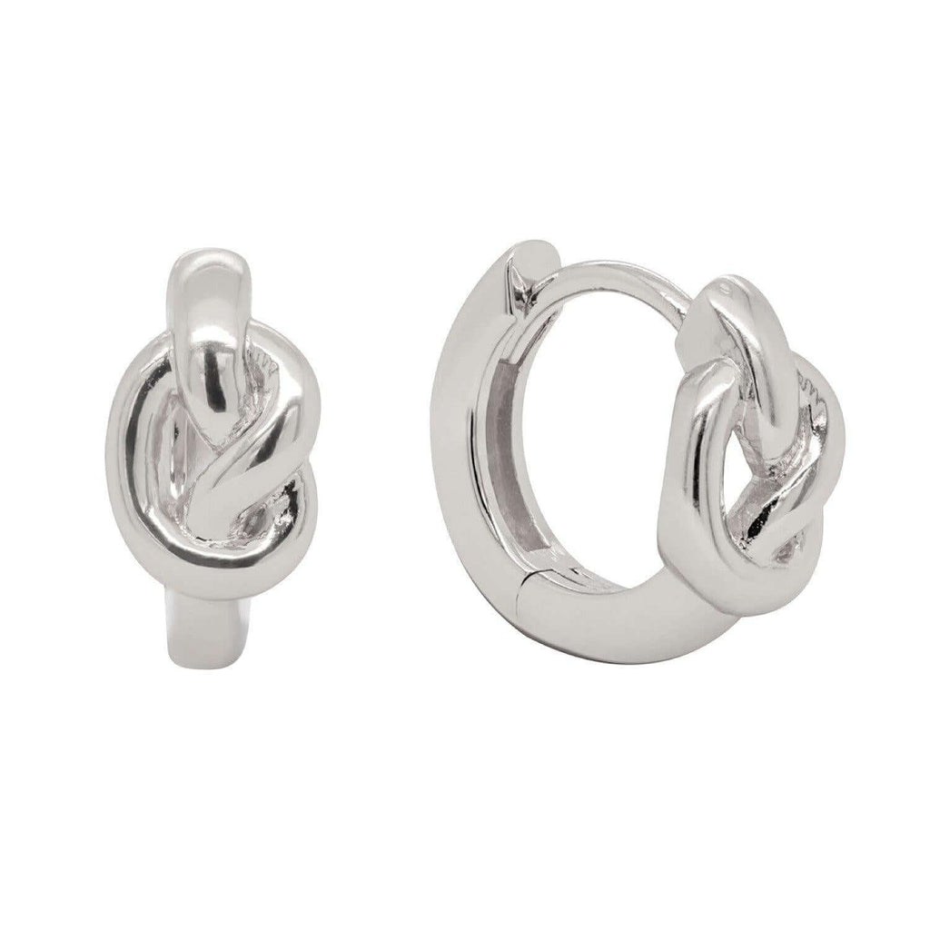 Love Knot Huggie Earrings - Trendolla Jewelry